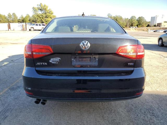 3VWLA7AJ1FM234242 - 2015 VOLKSWAGEN JETTA TDI BLACK photo 6