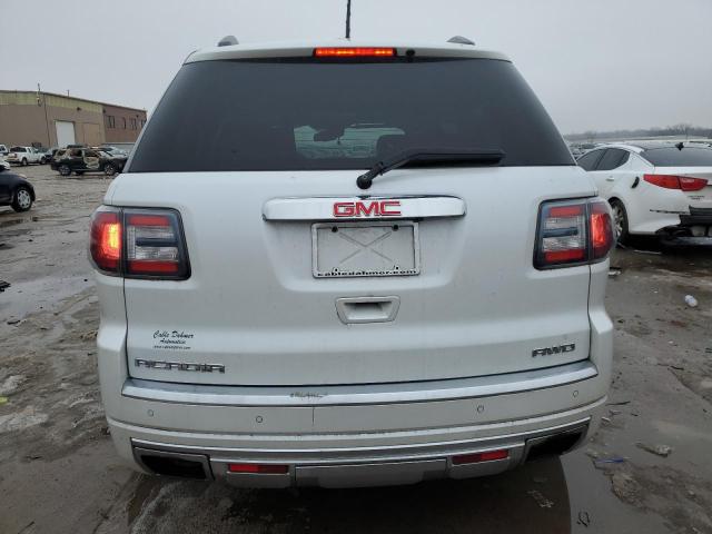 1GKKVTKD4GJ222593 - 2016 GMC ACADIA DENALI WHITE photo 6