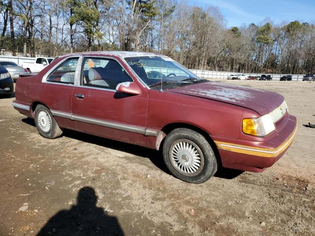 1MEBP72X2GK646290 - 1986 MERCURY TOPAZ GS RED photo 4