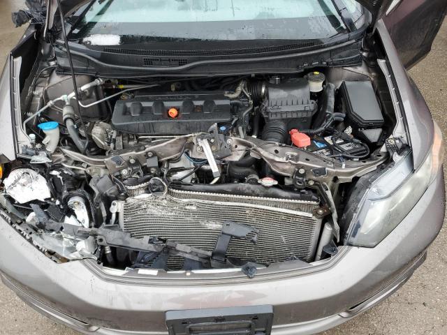 19XFB2F93CE044690 - 2012 HONDA CIVIC EXL GRAY photo 11