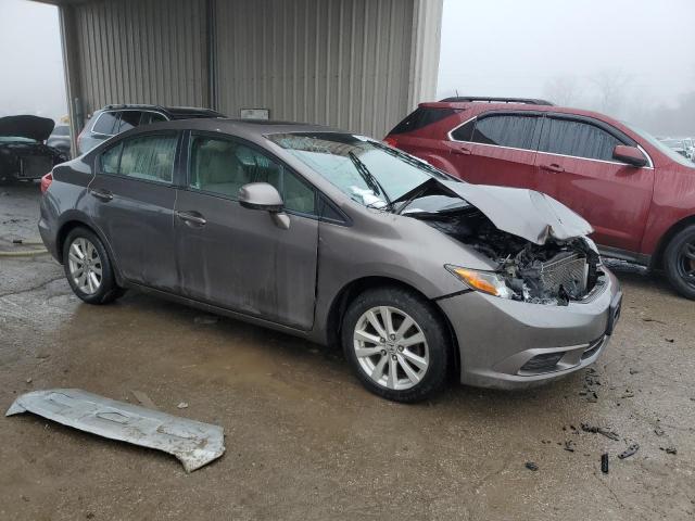 19XFB2F93CE044690 - 2012 HONDA CIVIC EXL GRAY photo 4