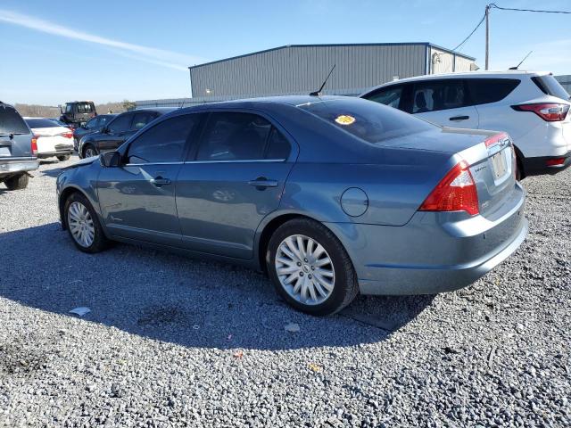 3FADP0L32CR254144 - 2012 FORD FUSION HYBRID BLUE photo 2