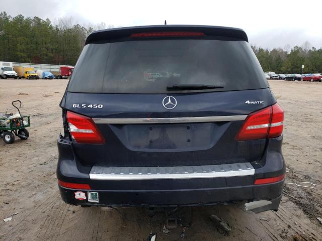 4JGDF6EE3HA875582 - 2017 MERCEDES-BENZ GLS 450 4MATIC BLUE photo 6