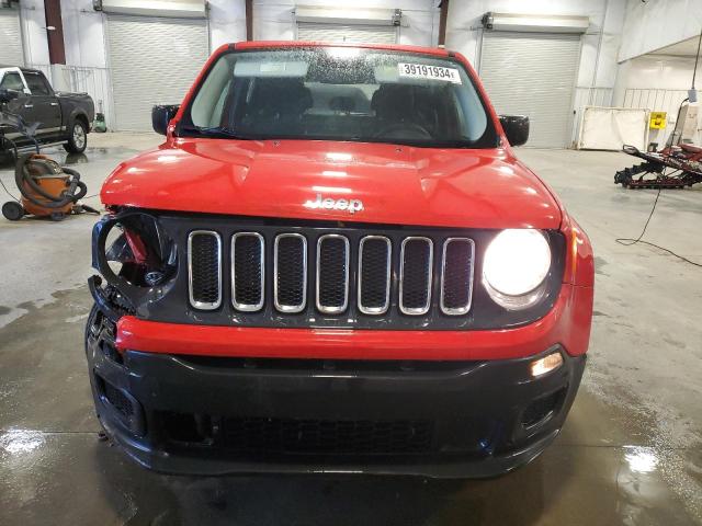 ZACCJBAT0GPE07304 - 2016 JEEP RENEGADE SPORT RED photo 5