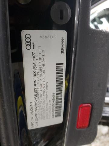 WAUM2AF23KN059993 - 2019 AUDI A6 PRESTIGE შავი ფოტო 12