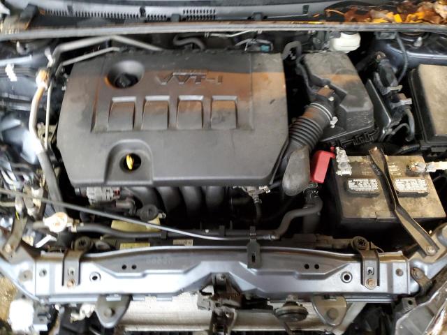 2T1BURHE5JC088343 - 2018 TOYOTA COROLLA L GRAY photo 11