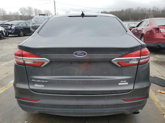 3FA6P0HD7KR166229 - 2019 FORD FUSION SE GRAY photo 6