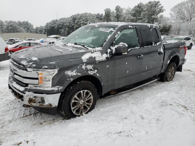 1FTEW1EG6JFE40576 - 2018 FORD F150 SUPERCREW GRAY photo 1