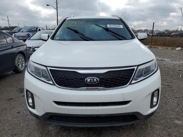 5XYKT3A61EG519659 - 2014 KIA SORENTO LX WHITE photo 5