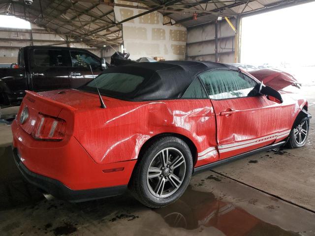 1ZVBP8EM7C5286366 - 2012 FORD MUSTANG RED photo 3
