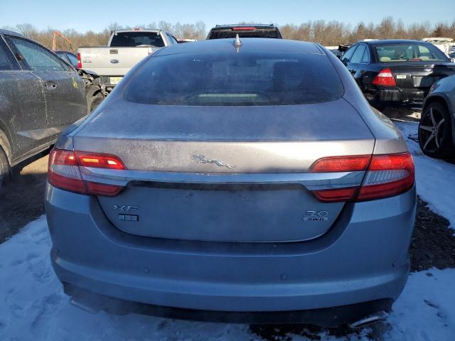 SAJWJ0EF9D8U08512 - 2013 JAGUAR XF SILVER photo 6