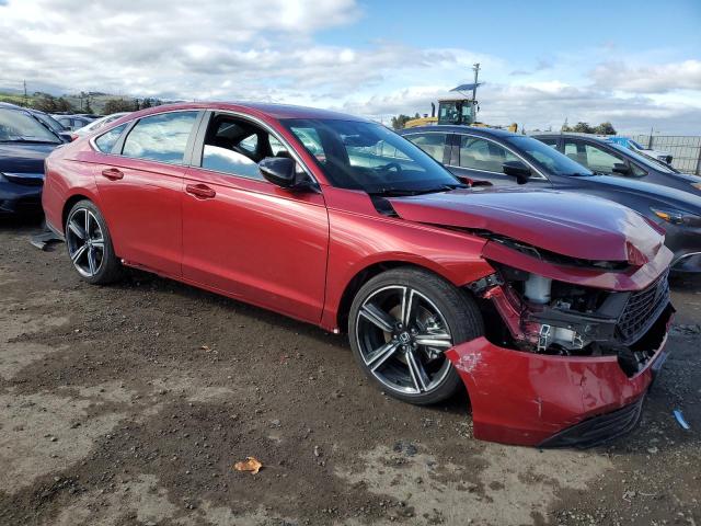 1HGCY2F51PA036614 - 2023 HONDA ACCORD HYBRID SPORT RED photo 4