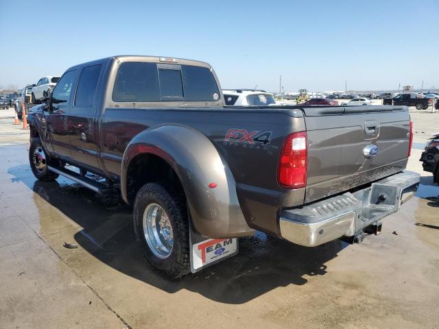 1FT8W3DT9FEB51437 - 2015 FORD F350 SUPER DUTY BROWN photo 2