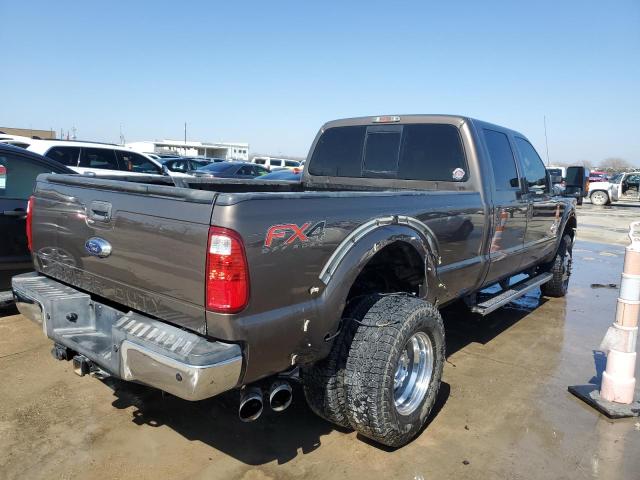 1FT8W3DT9FEB51437 - 2015 FORD F350 SUPER DUTY BROWN photo 3