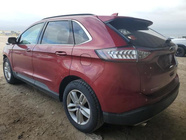 2FMPK3J95JBB30861 - 2018 FORD EDGE SEL RED photo 2