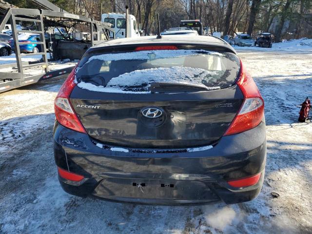 KMHCT5AE3CU036396 - 2012 HYUNDAI ACCENT GLS BLACK photo 6