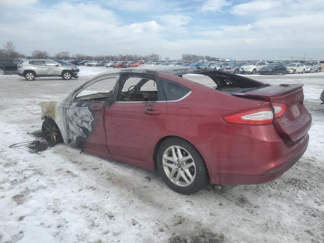 3FA6P0HR5DR385611 - 2013 FORD FUSION SE RED photo 2