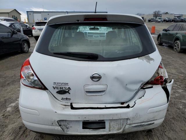 3N1BC1CP1AL465666 - 2010 NISSAN VERSA S WHITE photo 6