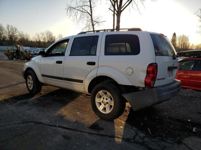 1D4HB38NX5F608789 - 2005 DODGE DURANGO ST WHITE photo 2