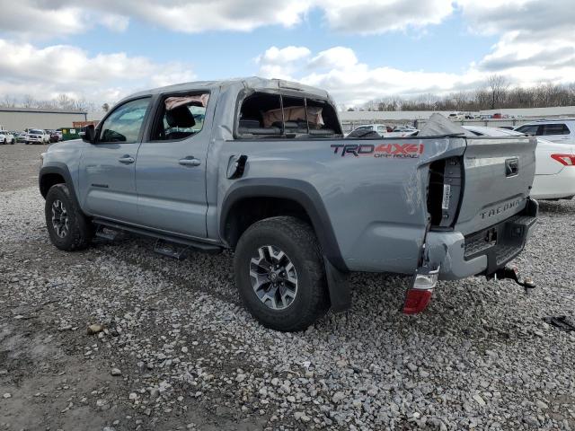 3TMCZ5AN9LM366356 - 2020 TOYOTA TACOMA DOUBLE CAB GRAY photo 2