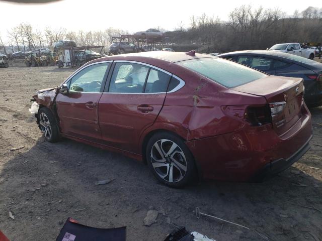 4S3BWAN67N3018530 - 2022 SUBARU LEGACY LIMITED BURGUNDY photo 2