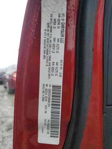 2B3KA33V89H601374 - 2009 DODGE CHARGER SXT RED photo 12