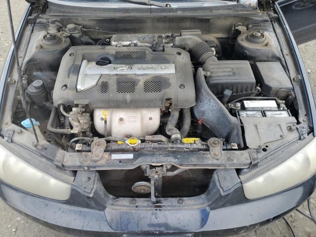 KMHDN45D63U574956 - 2003 HYUNDAI ELANTRA GLS BLACK photo 11