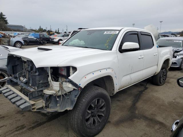 3TMCZ5AN2JM170658 - 2018 TOYOTA TACOMA DOUBLE CAB WHITE photo 1