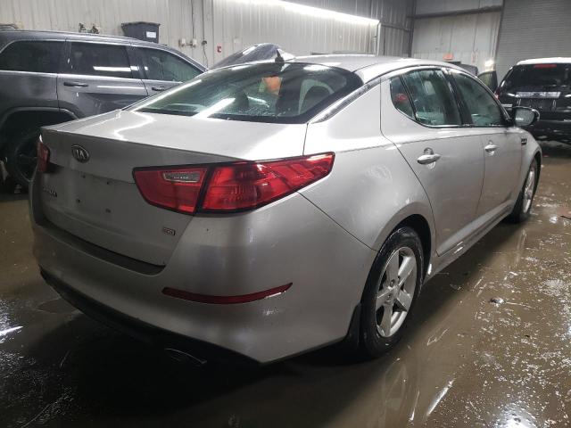 5XXGM4A78FG480995 - 2015 KIA OPTIMA LX SILVER photo 3