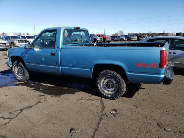 1GTFK24K3SZ563215 - 1995 GMC SIERRA K2500 BLUE photo 2