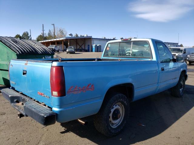 1GTFK24K3SZ563215 - 1995 GMC SIERRA K2500 BLUE photo 3