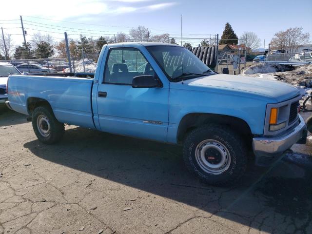 1GTFK24K3SZ563215 - 1995 GMC SIERRA K2500 BLUE photo 4