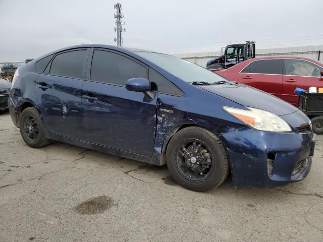 JTDKN3DU1F2000465 - 2015 TOYOTA PRIUS BLUE photo 4