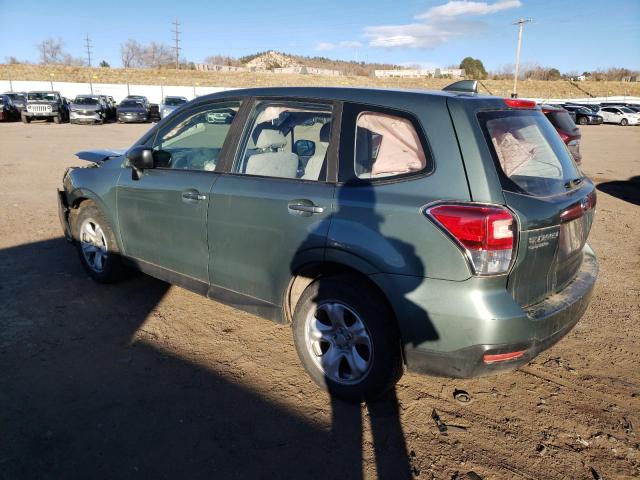 JF2SJAAC6JG522422 - 2018 SUBARU FORESTER 2.5I GREEN photo 2