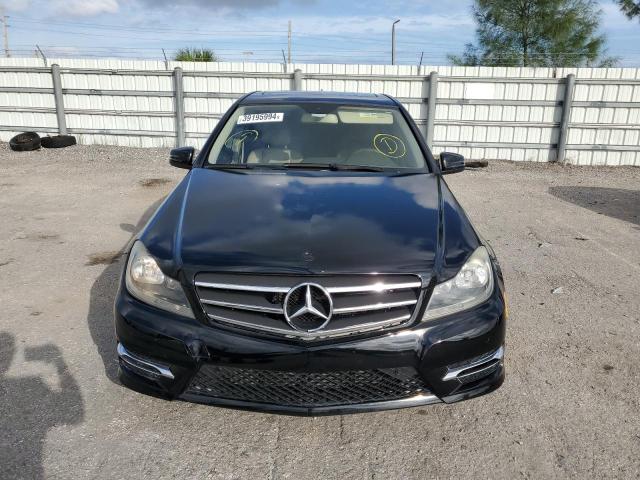 WDDGF4HB9CR237117 - 2012 MERCEDES-BENZ C 250 BLACK photo 5