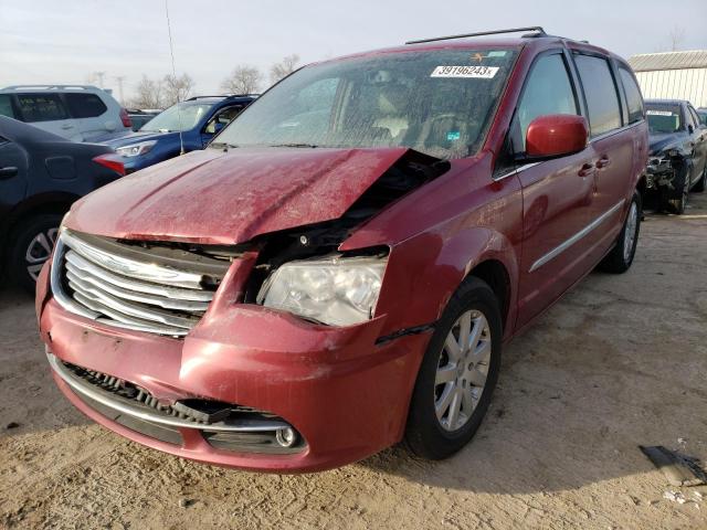 2C4RC1BG4DR793359 - 2013 CHRYSLER TOWN & COU TOURING ბურგუნდია ფოტო 1