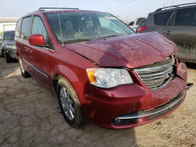 2C4RC1BG4DR793359 - 2013 CHRYSLER TOWN & COU TOURING ბურგუნდია ფოტო 4