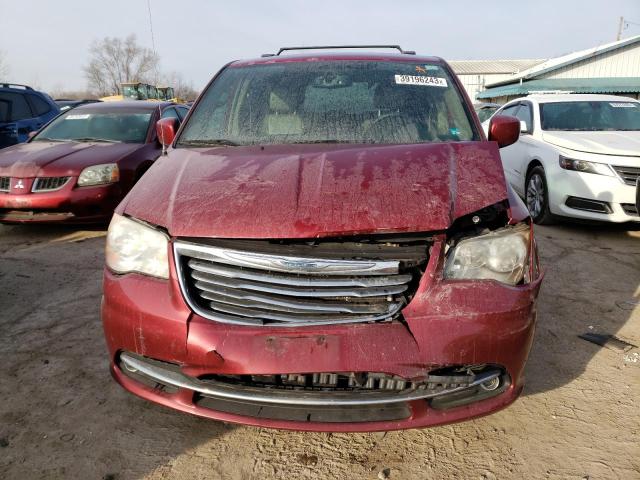 2C4RC1BG4DR793359 - 2013 CHRYSLER TOWN & COU TOURING ბურგუნდია ფოტო 5