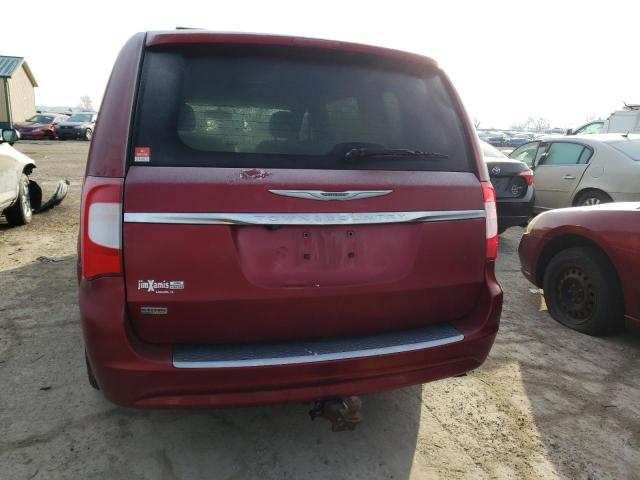 2C4RC1BG4DR793359 - 2013 CHRYSLER TOWN & COU TOURING ბურგუნდია ფოტო 6