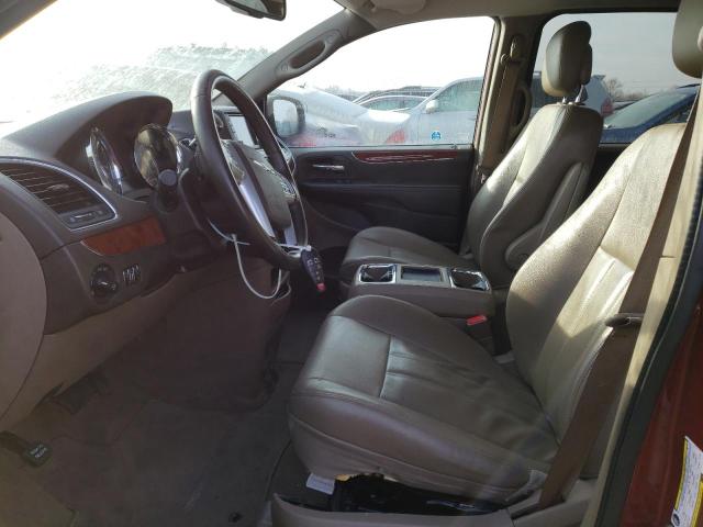 2C4RC1BG4DR793359 - 2013 CHRYSLER TOWN & COU TOURING ბურგუნდია ფოტო 7