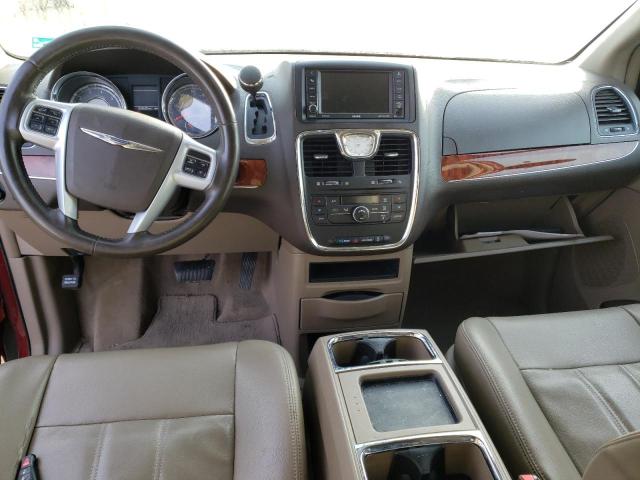 2C4RC1BG4DR793359 - 2013 CHRYSLER TOWN & COU TOURING ბურგუნდია ფოტო 8