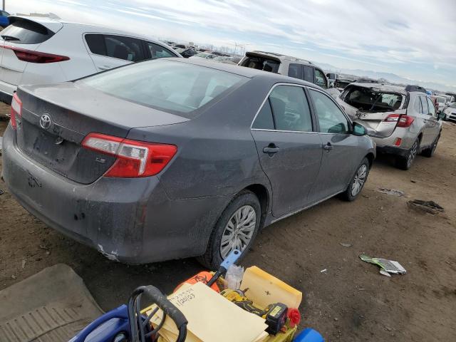 4T1BF1FK7CU099253 - 2012 TOYOTA CAMRY BASE GRAY photo 3