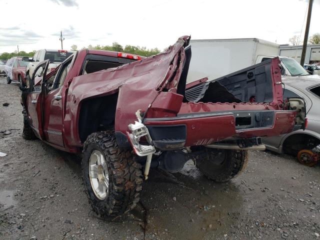 3GCUKTEJ6EG407225 - 2014 CHEVROLET SILVERADO K1500 HIGH COUNTRY BURGUNDY photo 3