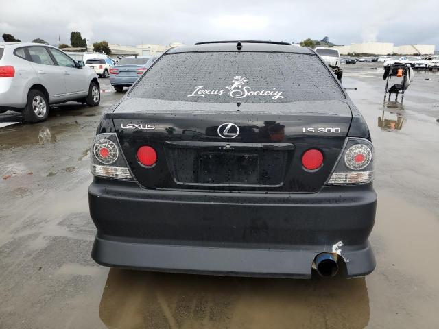 JTHBD192320061335 - 2002 LEXUS IS 300 BLACK photo 6