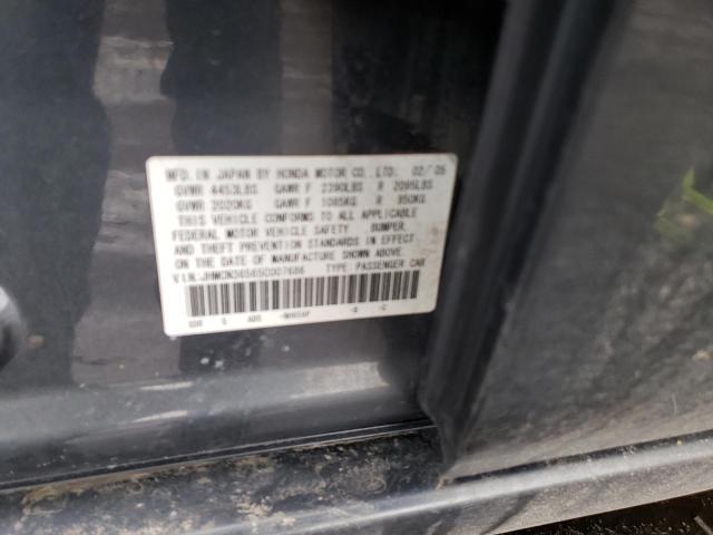 JHMCN36565C007686 - 2005 HONDA ACCORD HYBRID GRAY photo 13