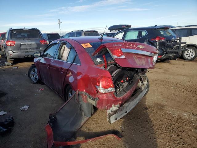 1G1PC5SB3D7322283 - 2013 CHEVROLET CRUZE LT RED photo 2