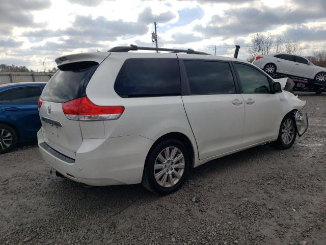 5TDDK3DC6CS039405 - 2012 TOYOTA SIENNA XLE WHITE photo 3