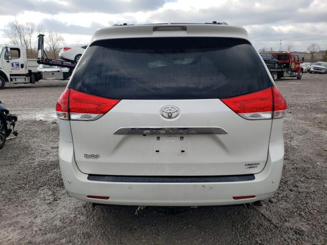 5TDDK3DC6CS039405 - 2012 TOYOTA SIENNA XLE WHITE photo 6