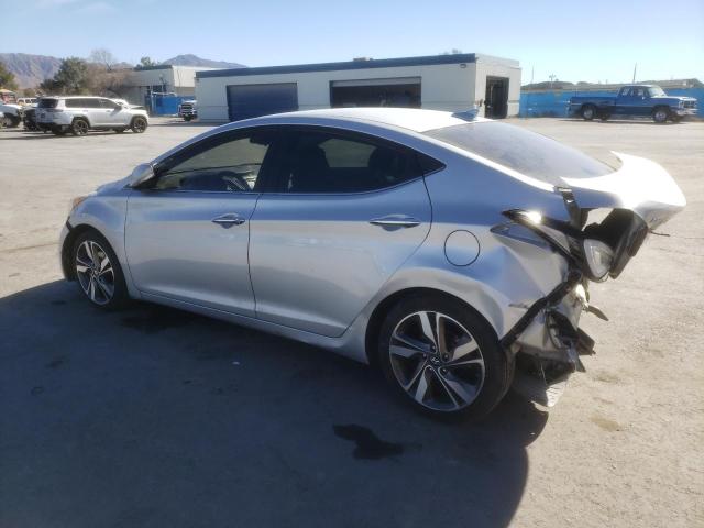 5NPDH4AE8EH469424 - 2014 HYUNDAI ELANTRA SE SILVER photo 2