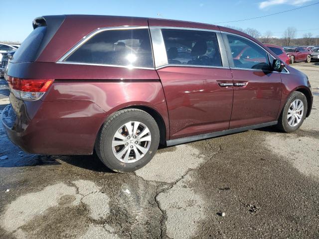 5FNRL5H60EB059921 - 2014 HONDA ODYSSEY EXL BURGUNDY photo 3